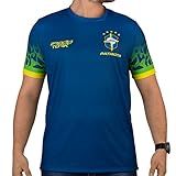 Camiseta Baby Look Feminina Pro Tork Brasil Seleção Copa 2022 Tam P Azul, Modelo: Cp-308az-2