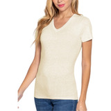 Camiseta Baby Look Gola