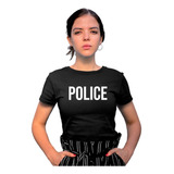 Camiseta Baby Look Police