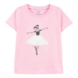 Camiseta Bailarina Rosa Girl