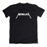 Camiseta Banda Metallica Heavy