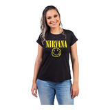 Camiseta Banda Nirvana Feminina