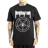 Camiseta Banda Pentagram 100