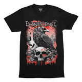 Camiseta Banda Rock Evanescence