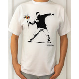 Camiseta Banksy Molotov Flowers
