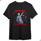 Camiseta Básica Banda Metallica Album And Justice For All