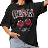 Camiseta Basica Cherries Cereja