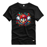 Camiseta Basica Estampada Super