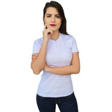 Camiseta Basica Feminina Branca