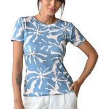Camiseta Basica Feminina Estampa