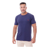 Camiseta Basica Masculina Marinho