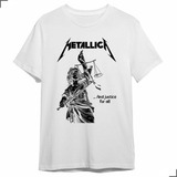 Camiseta Basica Metallica Rockwear