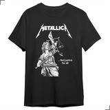 Camiseta Basica Metallica Rockwear