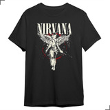 Camiseta Basica Rock Nirvana