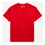 Camiseta Basica Vermelha Manga