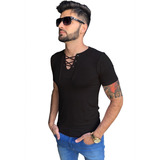 Camiseta Bata Ilhos Masculina