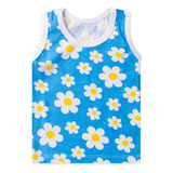Camiseta Bebe Regata Azul