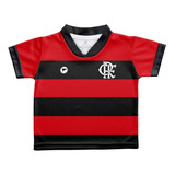 Camiseta Bebê Time Flamengo Sublimada Oficial Torcida Baby