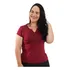 Camiseta Blusa Bata Manga Curta Feminina Plus Size C/ Botão 
