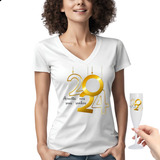 Camiseta Blusa Branca 2024