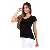 Camiseta Blusa Feminina Comprida De Academia Veste Leg