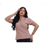 Camiseta Blusa Feminina Gola