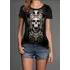Camiseta Blusa Feminina Legal Cranio Caveira Indian Linda