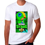 Camiseta Blusa Gamer Braws Star Camisa Bran 100  Algodão Dtf