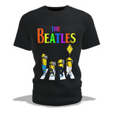 Camiseta Blusa Infantil Banda Beatles Kids Hearth Beatles