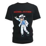 Camiseta Blusa Infantil Michael Jackson Smooth Criminal Rock