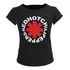 Camiseta Blusa Preta Feminina Banda Red Hot Chilli Peppers