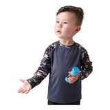 Camiseta Blusa Térmica Infantil Proteção Uv50  Tam 1 Ao 6