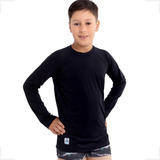 Camiseta Blusa Térmica Proteção Uv50 Infantil Tam 1 Ao 16