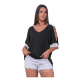 Camiseta Blusinha Feminino Bata