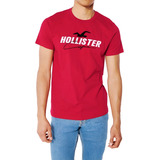 Camiseta Bordada Hollister Masculina