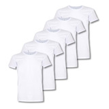 Camiseta Branca De Algodao