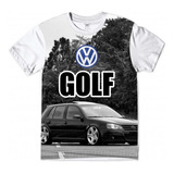 Camiseta Branca Golf Carro