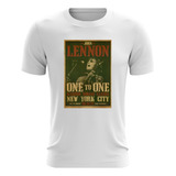 Camiseta Branca Poster Banda