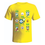 Camiseta Brasil Futebol Penta