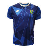Camiseta Brasil Lotto Masculino - Royal