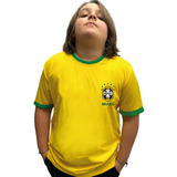 Camiseta Brasil Personalizado Com