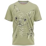 Camiseta Cachorro Chihuahua Monotone