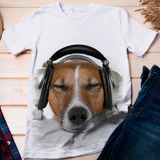 Camiseta Cachorro Jack Russell