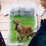 Camiseta Cachorro Raca Cocker