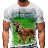 Camiseta Cachorro Raca Cocker