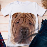 Camiseta Cachorro Shar pei