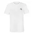 Camiseta Calvin Klein Jeans Infantil Branca Logo  Ck Preto 