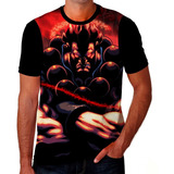  Camiseta Camisa Akuma Super Street Fighter Envio Rápido 08
