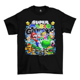 Camiseta Camisa Algodão Game Super Mario Galaxy