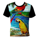 Camiseta Camisa Arara Vermelha
